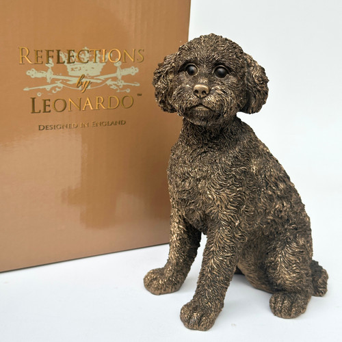 Cockapoo dog figurine ornament - figurine,