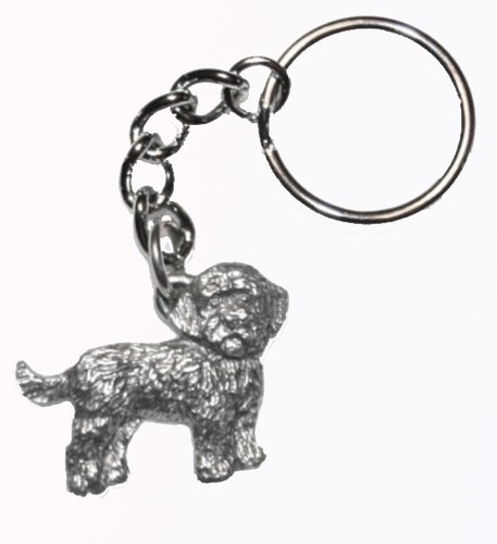 Cockapoo dog keychain keyring - ,