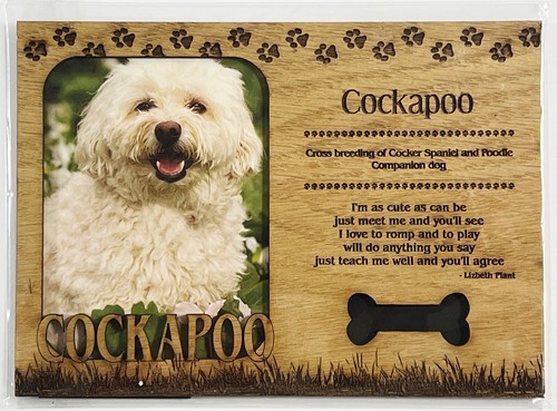 Cockapoo dog profile laser - cockapoo,