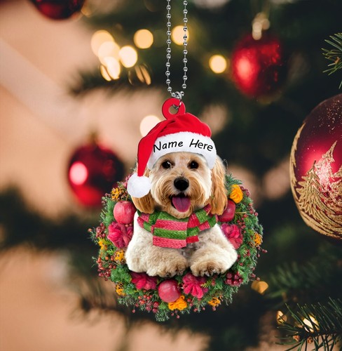 Dog christmas ornament - christmas, dear