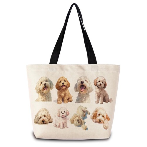 Cockapoo tote bag reusable - tote,