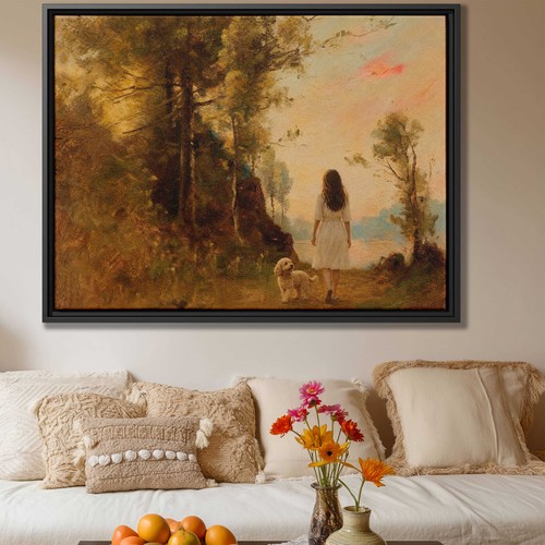 Cockapoo oil painting canvas - cockapoo,