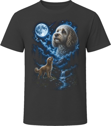 Cockapoo howling the - howling, at