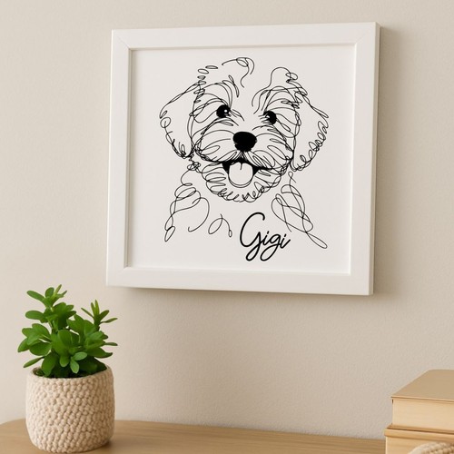 Custom cockapoo dog memorial - cockapoo,